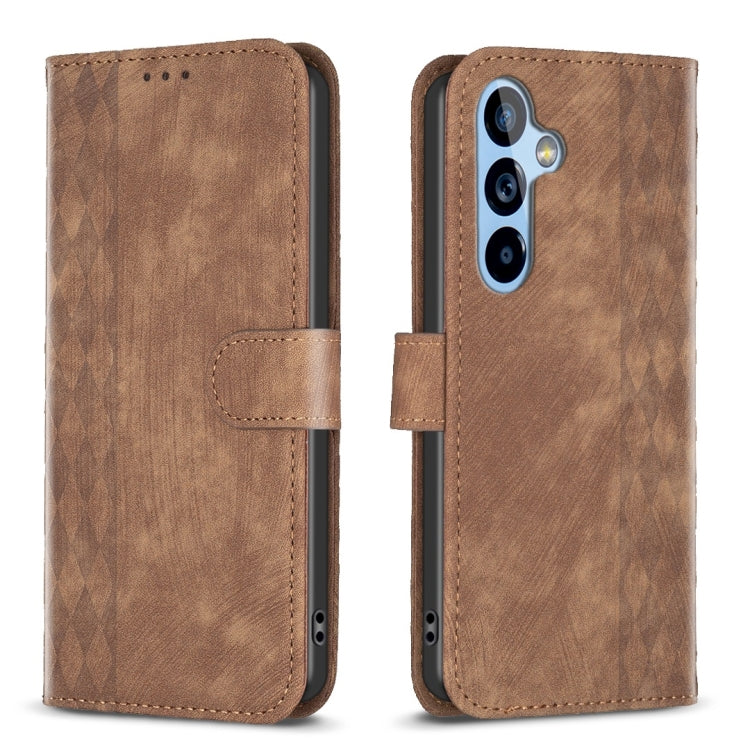 Custodia portafoglio in pelle goffrata per Samsung Galaxy A52/A53