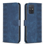 Custodia portafoglio in pelle goffrata per Samsung Galaxy A52/A53