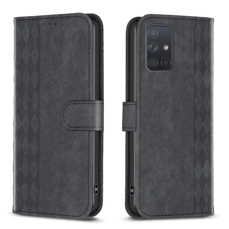 Custodia portafoglio in pelle goffrata per Samsung Galaxy A52/A53