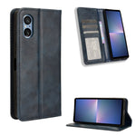 Custodia per telefono in pelle con trama retrò con fibbia magnetica, For Sony Xperia 1 VIII, For Sony Xperia 10 VII, For Sony Xperia 1 VII, For Sony Xperia 10 VI 2024, For Sony Xperia 1 VI 2024, For Sony Xperia 5 V 2023