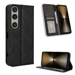 Custodia per telefono in pelle con trama retrò con fibbia magnetica, For Sony Xperia 1 VIII, For Sony Xperia 10 VII, For Sony Xperia 1 VII, For Sony Xperia 10 VI 2024, For Sony Xperia 1 VI 2024, For Sony Xperia 5 V 2023