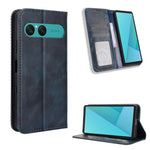 Custodia per telefono in pelle con trama retrò con fibbia magnetica, For Sony Xperia 1 VIII, For Sony Xperia 10 VII, For Sony Xperia 1 VII, For Sony Xperia 10 VI 2024, For Sony Xperia 1 VI 2024, For Sony Xperia 5 V 2023