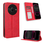 Custodia in pelle con fibbia magnetica per Sharp Aquos R9 Pro