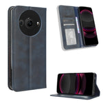 Custodia in pelle con fibbia magnetica per Sharp Aquos R9 Pro