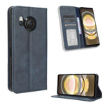 Custodia in pelle con fibbia magnetica per Sharp Aquos R9 Pro