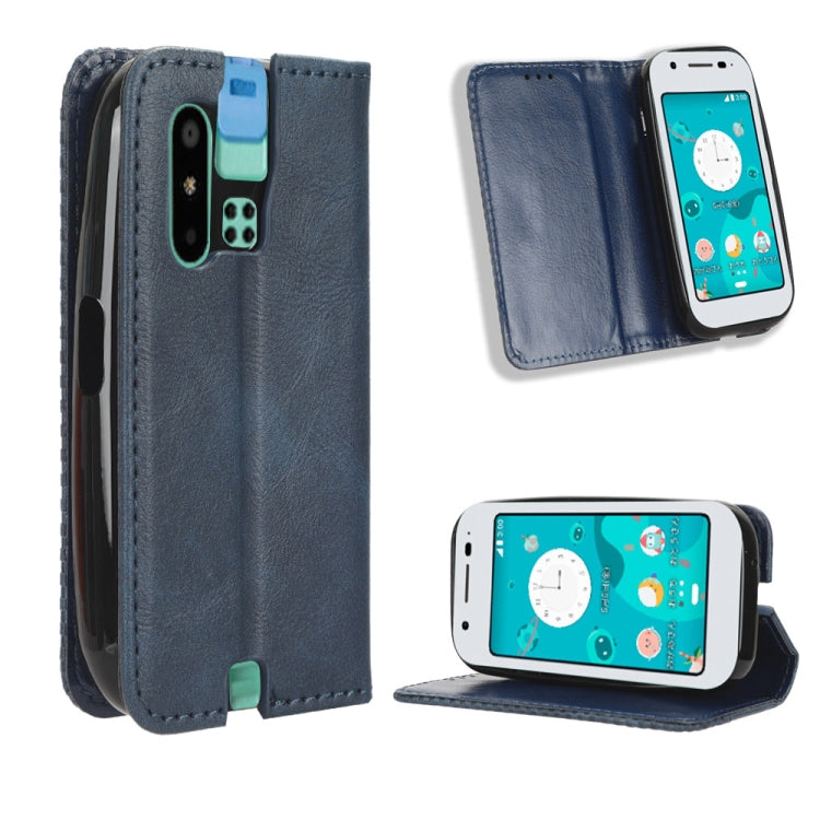 Custodia in pelle con fibbia magnetica per Sharp Mamorino6