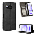 Custodia in pelle con fibbia magnetica per Sharp Aquos R9 Pro