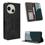 Custodia in pelle con fibbia magnetica per Sharp Aquos R9 Pro