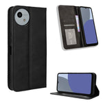Custodia in pelle con fibbia magnetica per Sharp Aquos R9 Pro