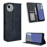 Custodia in pelle con fibbia magnetica per Sharp Aquos R9 Pro