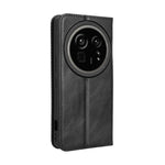 Custodia in pelle con fibbia magnetica per Sharp Aquos R9 Pro