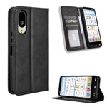 Custodia in pelle con fibbia magnetica per Sharp Aquos R11 e altri modelli