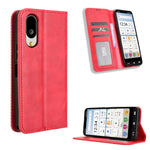 Custodia in pelle con fibbia magnetica per Sharp Aquos R11 e altri modelli