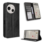 Custodia in pelle con fibbia magnetica per Sharp Aquos R11 e altri modelli