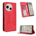 Custodia in pelle con fibbia magnetica per Sharp Aquos R11 e altri modelli