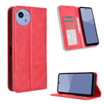Custodia in pelle con fibbia magnetica per Sharp Aquos R11 e altri modelli