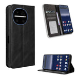 Custodia in pelle con fibbia magnetica per Sharp Aquos R11 e altri modelli