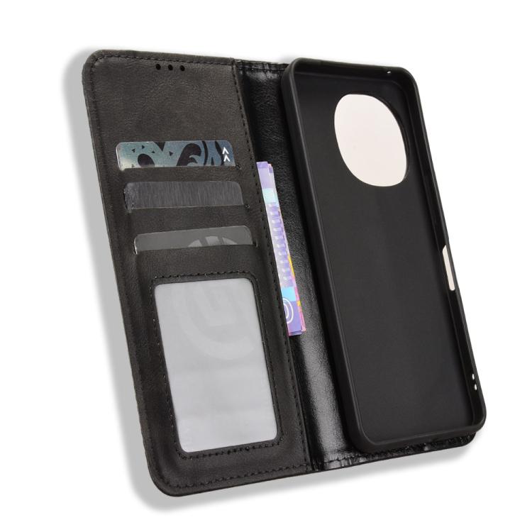Custodia in pelle con fibbia magnetica per Sharp Aquos R11 e altri modelli
