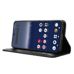 Custodia in pelle con fibbia magnetica per Sharp Aquos R11 e altri modelli