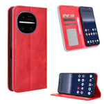Custodia in pelle con fibbia magnetica per Sharp Aquos R11 e altri modelli