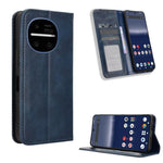 Custodia in pelle con fibbia magnetica per Sharp Aquos R11 e altri modelli