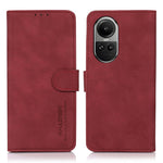 Custodia in pelle con trama opaca per OPPO Reno11 5G Global e altri modelli