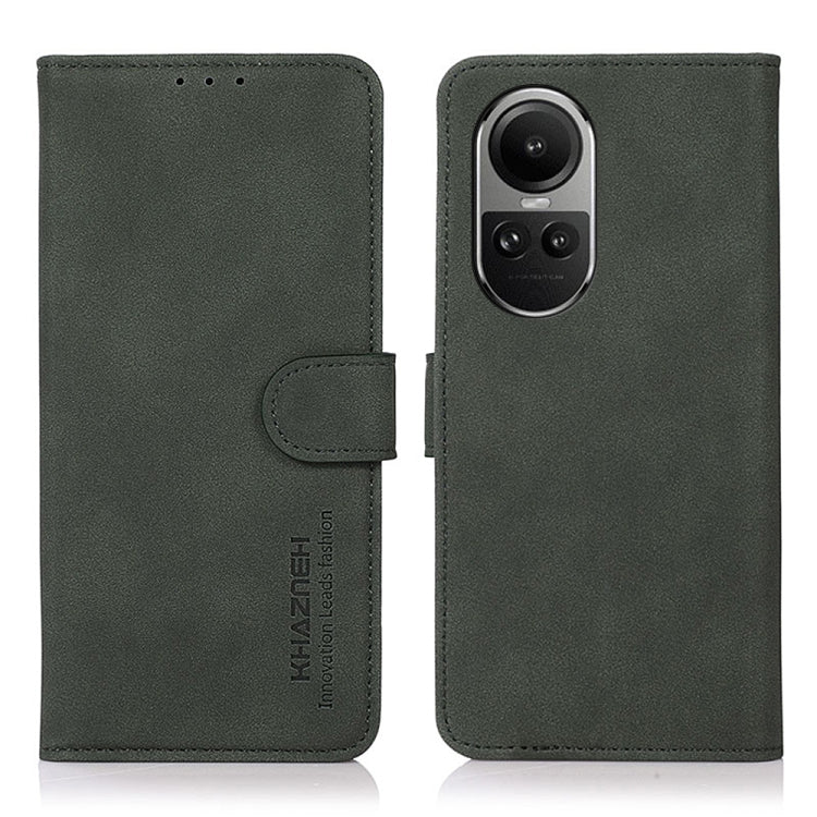 Custodia in pelle con trama opaca per OPPO Reno11 5G Global e altri modelli