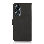 Custodia in pelle opaca con supporto per OPPO A78 4G