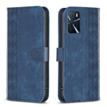 Custodia per telefono in pelle goffrata scozzese, For OPPO A16 / A16s / A54s / A55, For OPPO A74 4G / F19 4G, For OPPO A74 5G / A93 5G / A54 5G, For OPPO A94 4G / Reno5 F / F19 Pro