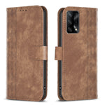 Custodia per telefono in pelle goffrata scozzese, For OPPO A16 / A16s / A54s / A55, For OPPO A74 4G / F19 4G, For OPPO A74 5G / A93 5G / A54 5G, For OPPO A94 4G / Reno5 F / F19 Pro