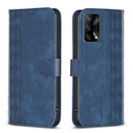Custodia per telefono in pelle goffrata scozzese, For OPPO A16 / A16s / A54s / A55, For OPPO A74 4G / F19 4G, For OPPO A74 5G / A93 5G / A54 5G, For OPPO A94 4G / Reno5 F / F19 Pro
