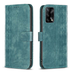 Custodia per telefono in pelle goffrata scozzese, For OPPO A16 / A16s / A54s / A55, For OPPO A74 4G / F19 4G, For OPPO A74 5G / A93 5G / A54 5G, For OPPO A94 4G / Reno5 F / F19 Pro