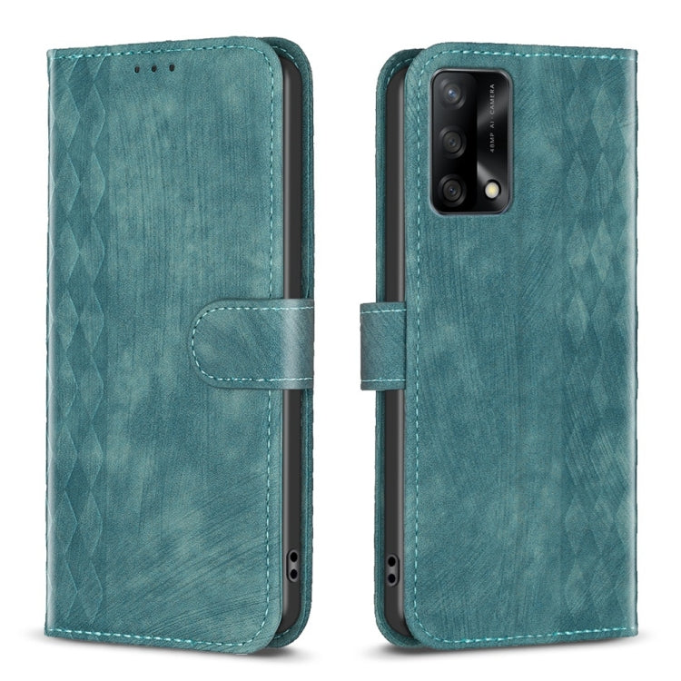 Custodia per telefono in pelle goffrata scozzese, For OPPO A16 / A16s / A54s / A55, For OPPO A74 4G / F19 4G, For OPPO A74 5G / A93 5G / A54 5G, For OPPO A94 4G / Reno5 F / F19 Pro