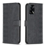 Custodia per telefono in pelle goffrata scozzese, For OPPO A16 / A16s / A54s / A55, For OPPO A74 4G / F19 4G, For OPPO A74 5G / A93 5G / A54 5G, For OPPO A94 4G / Reno5 F / F19 Pro