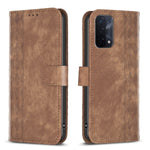 Custodia per telefono in pelle goffrata scozzese, For OPPO A16 / A16s / A54s / A55, For OPPO A74 4G / F19 4G, For OPPO A74 5G / A93 5G / A54 5G, For OPPO A94 4G / Reno5 F / F19 Pro