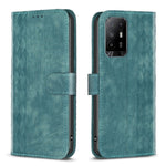 Custodia in pelle goffrata scozzese per OPPO A94 5G, F19 Pro+ 5G, A96 5G e Reno7