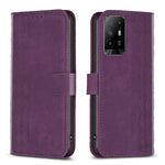 Custodia in pelle goffrata scozzese per OPPO A94 5G, F19 Pro+ 5G, A96 5G e Reno7
