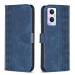 Custodia in pelle goffrata scozzese per OPPO A94 5G, F19 Pro+ 5G, A96 5G e Reno7