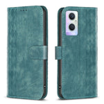 Custodia in pelle goffrata scozzese per OPPO A94 5G, F19 Pro+ 5G, A96 5G e Reno7
