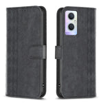 Custodia in pelle goffrata scozzese per OPPO A94 5G, F19 Pro+ 5G, A96 5G e Reno7