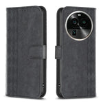 Custodia in pelle goffrata scozzese per OPPO A94 5G, F19 Pro+ 5G, A96 5G e Reno7