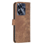 Custodia in pelle goffrata scozzese per Realme C55
