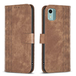 Custodia per telefono in pelle goffrata scozzese, For Nokia C12, For Nokia G42/G310, For Nokia C22, For Nokia C32