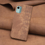 Custodia per telefono in pelle goffrata scozzese, For Nokia C12, For Nokia G42/G310, For Nokia C22, For Nokia C32