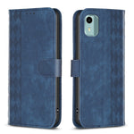 Custodia per telefono in pelle goffrata scozzese, For Nokia C12, For Nokia G42/G310, For Nokia C22, For Nokia C32