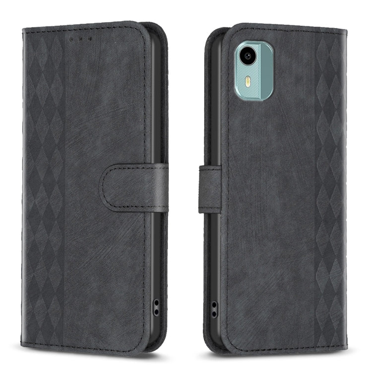 Custodia per telefono in pelle goffrata scozzese, For Nokia C12, For Nokia G42/G310, For Nokia C22, For Nokia C32