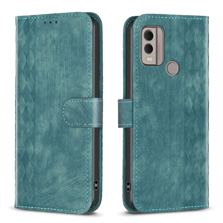 Custodia per telefono in pelle goffrata scozzese, For Nokia C12, For Nokia G42/G310, For Nokia C22, For Nokia C32