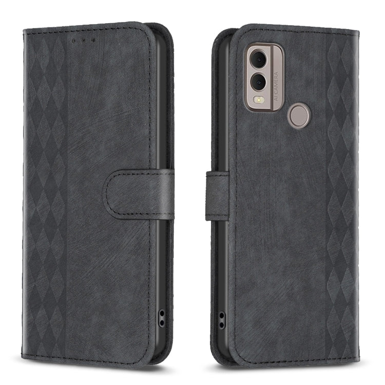 Custodia per telefono in pelle goffrata scozzese, For Nokia C12, For Nokia G42/G310, For Nokia C22, For Nokia C32