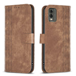 Custodia per telefono in pelle goffrata scozzese, For Nokia C12, For Nokia G42/G310, For Nokia C22, For Nokia C32