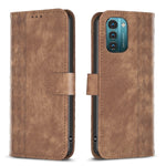 Custodia in pelle goffrata scozzese per Nokia G11 G21 G22